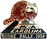 BMW Boone motorcycle rally badge from Jean-Francois Helias