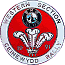 BMW Ceinewydd motorcycle rally badge from Jean-Francois Helias