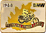 BMW Fingers Lakes motorcycle rally badge from Jean-Francois Helias