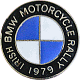 BMW Irish motorcycle rally badge from Jean-Francois Helias