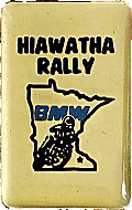 BMW Hiawatha motorcycle rally badge from Jean-Francois Helias