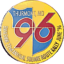 BMW Square Route motorcycle rally badge from Jean-Francois Helias