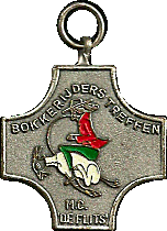 Bokkerijders motorcycle rally badge from Hans Veenendaal