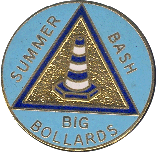 Big Bollards Summer Bash motorcycle rally badge from Lone Wolf
