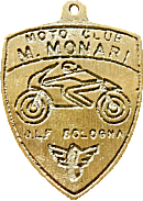 Bologna M.Monari motorcycle club badge from Jean-Francois Helias