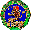 Brass Monkey  motorcycle rally badge from Jean-Francois Helias