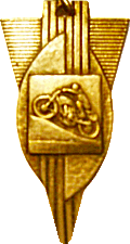 Breaux motorcycle rally badge from Jean-Francois Helias