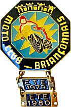 Briancon motorcycle rally badge from Jean-Francois Helias