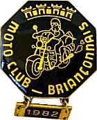 Briancon motorcycle rally badge from Jean-Francois Helias