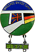 Bridge Camp motorcycle rally badge from Jean-Francois Helias