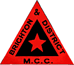 Brighton & DMCC motorcycle club badge from Jean-Francois Helias