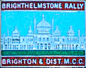 Brighthelmstone motorcycle rally badge