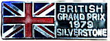 British GP motorcycle race badge from Jean-Francois Helias