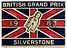 British GP motorcycle race badge from Jean-Francois Helias