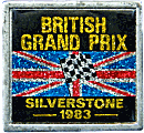British GP motorcycle race badge from Jean-Francois Helias