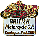British GP motorcycle race badge from Jean-Francois Helias
