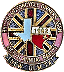 British motorcycle rally badge from Jean-Francois Helias