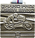 Brno motorcycle race badge from Jean-Francois Helias
