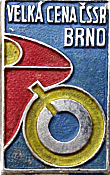 Brno motorcycle race badge from Jean-Francois Helias