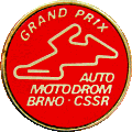 Brno motorcycle race badge from Jean-Francois Helias