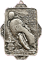 Brno motorcycle race badge from Jean-Francois Helias