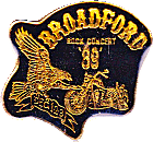 Broadford motorcycle rally badge from Jean-Francois Helias