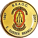BSA OC Sussex Open Day motorcycle show badge from Jean-Francois Helias
