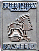 Büffel motorcycle rally badge from Jean-Francois Helias