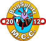 Bugsplatz motorcycle rally badge from Jean-Francois Helias