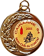 Cairanne motorcycle rally badge from Jean-Francois Helias