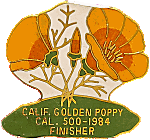 California motorcycle run badge from Jean-Francois Helias