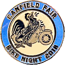 Canfield Bike Night motorcycle run badge from Jean-Francois Helias