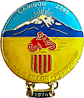 Canigou motorcycle rally badge from Jean-Francois Helias