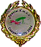 Capper motorcycle rally badge from Ted Trett