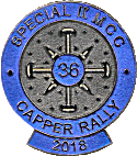 Capper motorcycle rally badge from Patrick Servanton