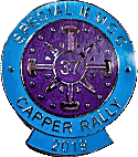 Capper motorcycle rally badge from Jean-Francois Helias