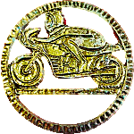 Casale Monferrato motorcycle rally badge from Jean-Francois Helias
