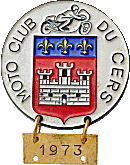 Cers motorcycle rally badge from Jean-Francois Helias