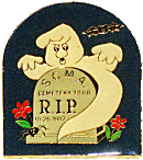 Cemetery motorcycle run badge from Jean-Francois Helias
