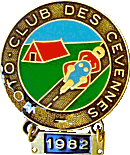 Cevennes motorcycle rally badge from Jean-Francois Helias