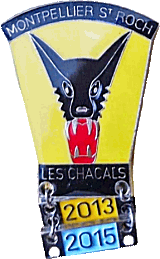 Chacals motorcycle rally badge from Jean-Francois Helias