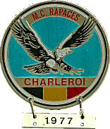 Charleroi motorcycle rally badge from Hans Veenendaal