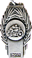 Chateau-Gombert motorcycle rally badge from Jean-Francois Helias
