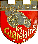 Chatelains motorcycle rally badge from Jean-Francois Helias