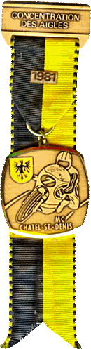 Chatel St Denis motorcycle rally badge from Patrick Servanton