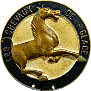 Chevaux de Glace motorcycle rally badge from Jean-Francois Helias