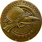 Choucas motorcycle rally badge from Jean-Francois Helias