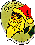 Christmas  motorcycle rally badge from Jean-Francois Helias