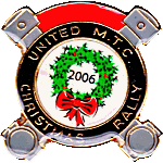 Christmas motorcycle rally badge from Jean-Francois Helias