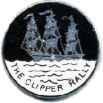 Clipper motorcycle rally badge from Bernie Thorpe
